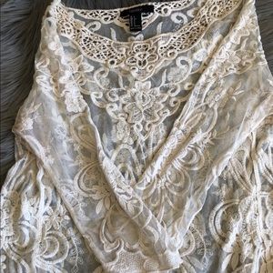 Lace Long Sleeve Shirt